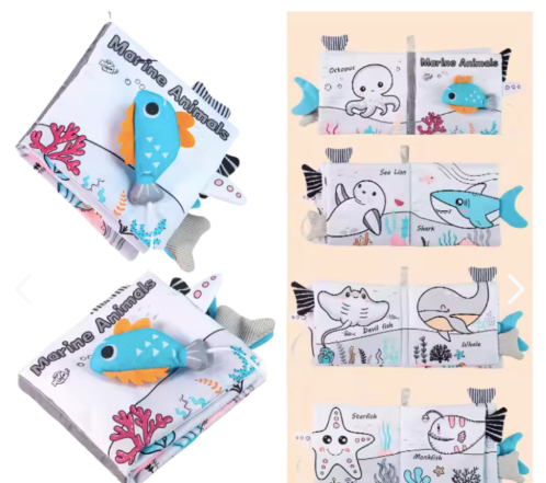 Libro Sensorial para Bebés – Estimula Sentidos y Desarrollo desde el Primer Día ®