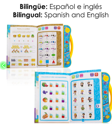 Libro Educativo con Voz — Aprendizaje Temprano en Dos Idiomas®