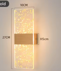Lámpara LED de Pared Color Oro 3 Tonos ✨ Iluminación Elegante que Transforma tu Hogar®
