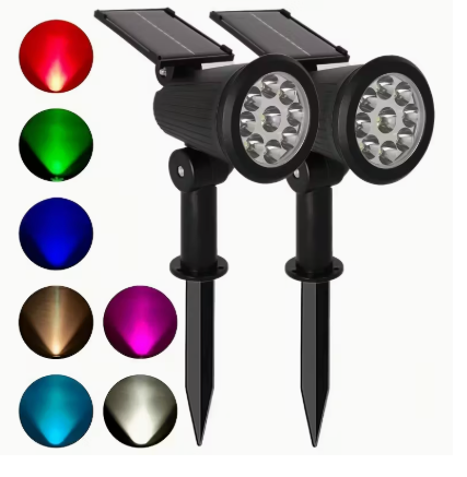 Reflector solar para jardín con proyección de colores RGB®