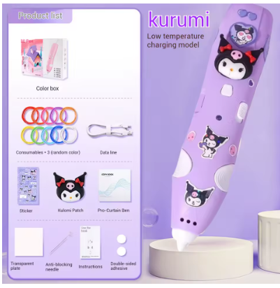 Smart3D Pen – Lápiz de Impresión 3D Kuromi ®