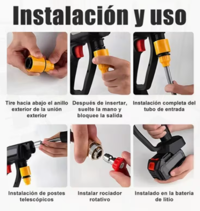 La hidrolavadora portátil inalámbrica 48V MAX®