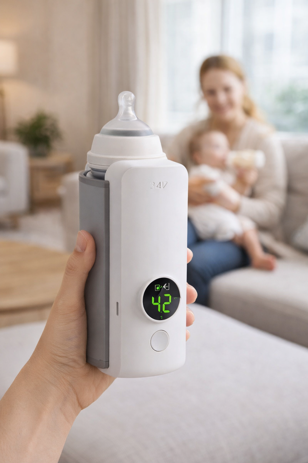 Calentador de Biberones Portátil Inteligente®