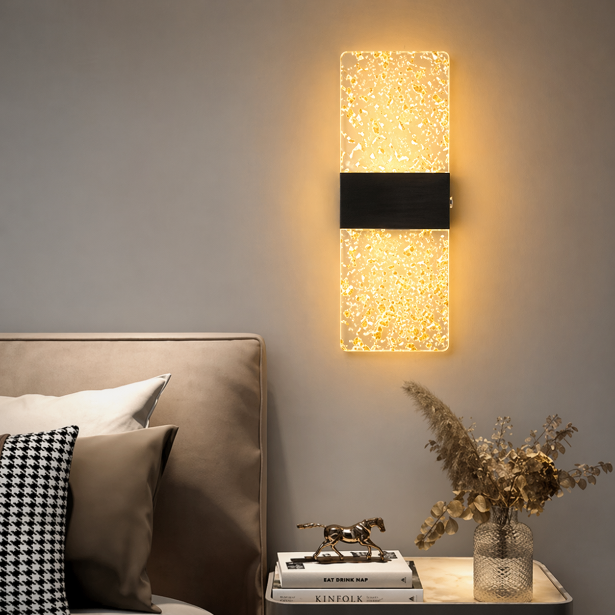 Lámpara LED de Pared Color Oro 3 Tonos ✨ Iluminación Elegante que Transforma tu Hogar®