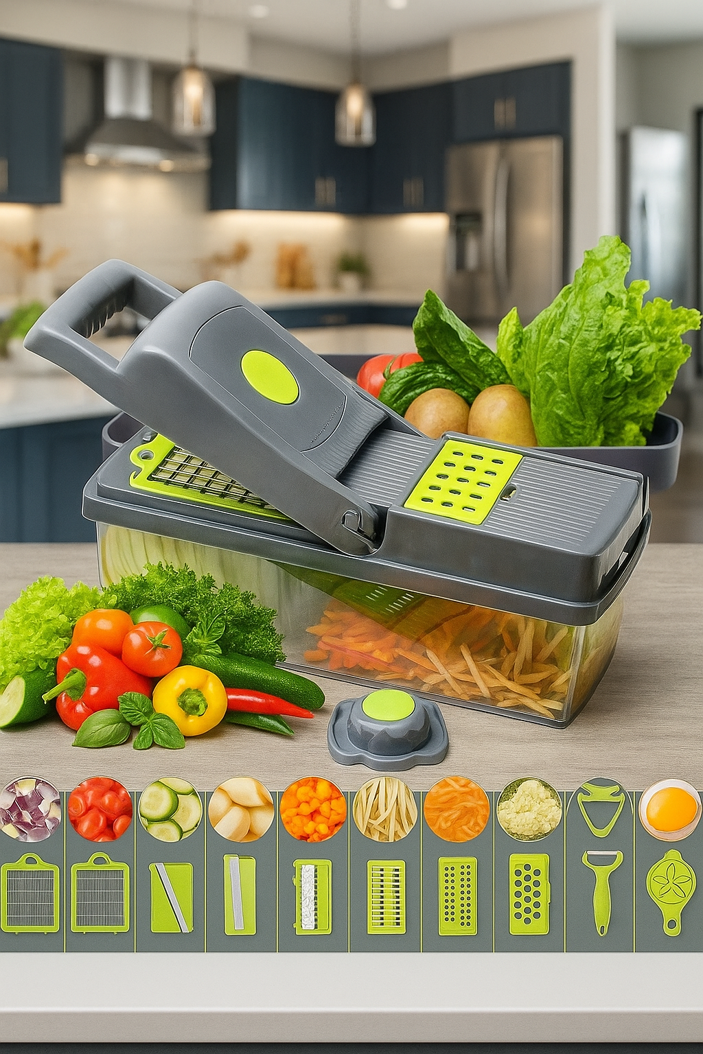 Cortador De Verduras 14 Piezas clop! ®