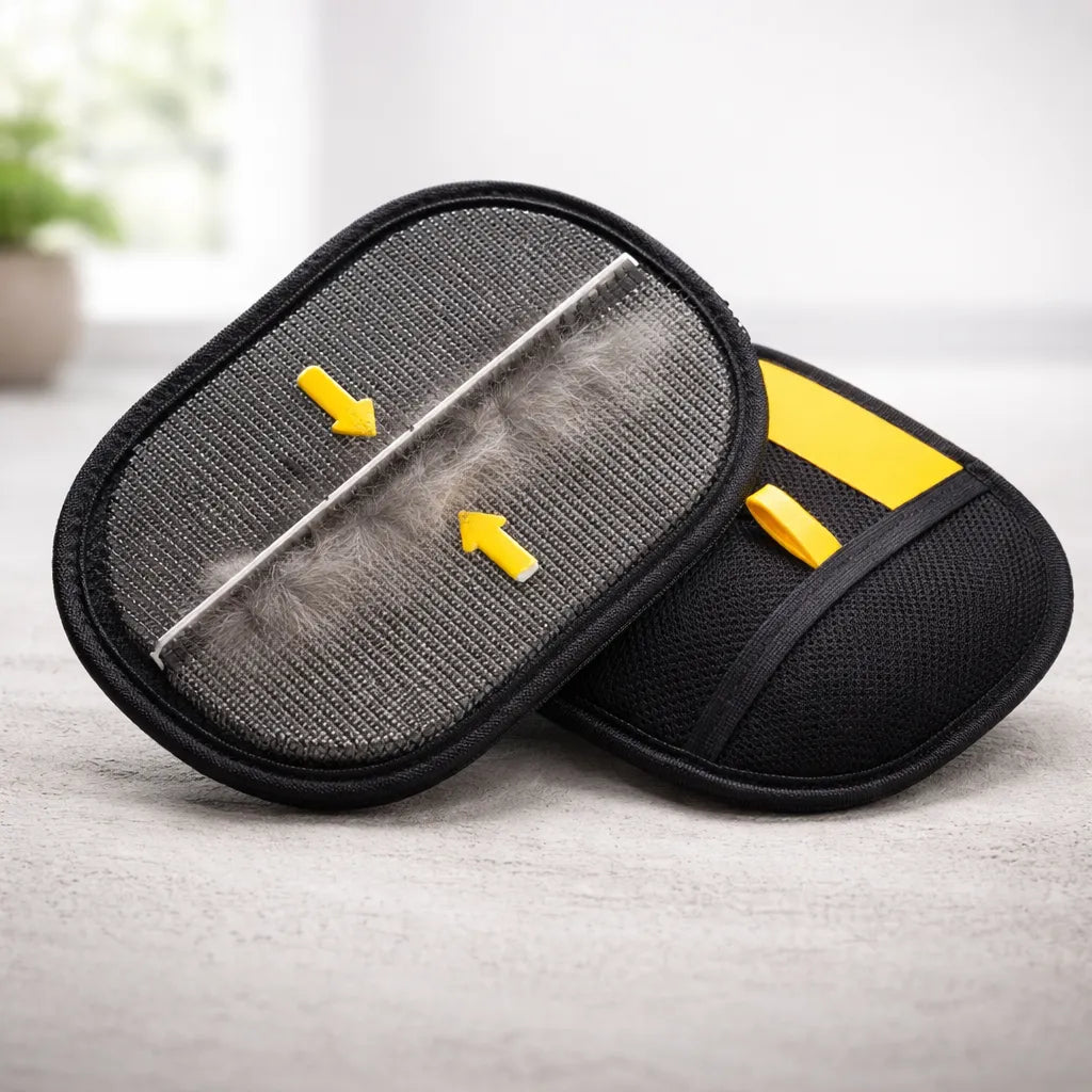 Guante Pro-Groom™: Convierte las caricias en una casa libre de pelos®