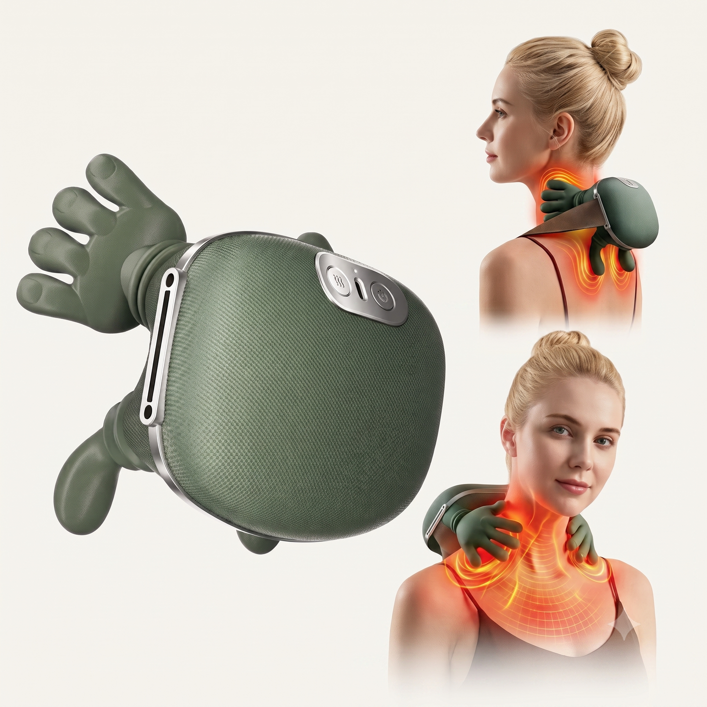Masajeador Cervical Ergonómico 6D – Efecto Masaje Real®