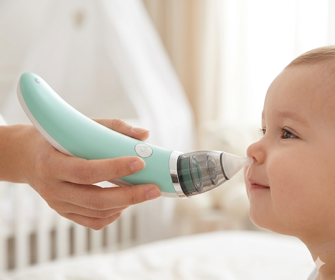 Aspirador Nasal Eléctrico para Bebé - Extractor Premium Recargable®