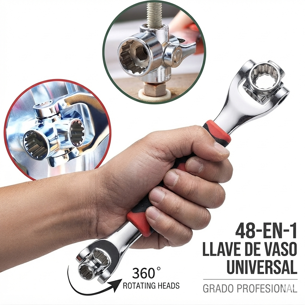 Llave Inglesa Multifuncional 48 en 1 Premium ®