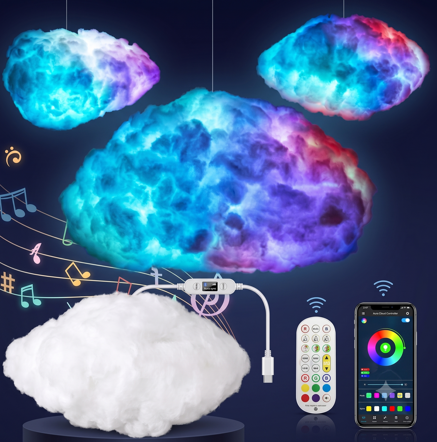 Lámpara Nube RGB Inteligente Pro ®
