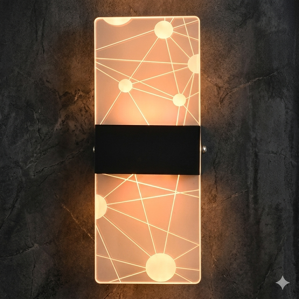 Lámpara Aplique LED de Pared 3 Tonos Círculos 5W | Diseño Decorativo Moderno Interior ®