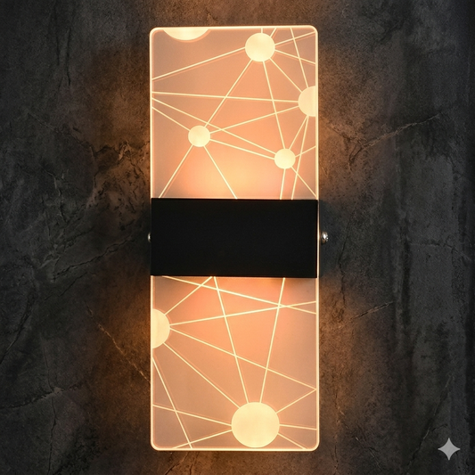 Lámpara Aplique LED de Pared 3 Tonos Círculos 5W | Diseño Decorativo Moderno Interior ®